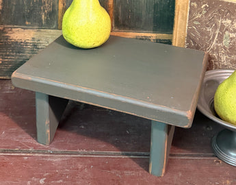 WD-67 Rectangle Wood Riser - Aged Bayberry