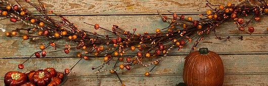 KM-13 Faux Mini Pumpkins & Berries 58