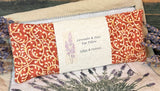 PB-672B Lavender filled Fabric Eye Pillow - Rust