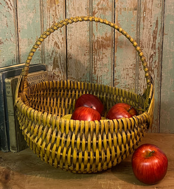 BG-B650 Mustard Egg Handled Basket