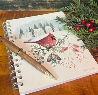 PBK-118563 Winter Cardinal Spiral Notebook