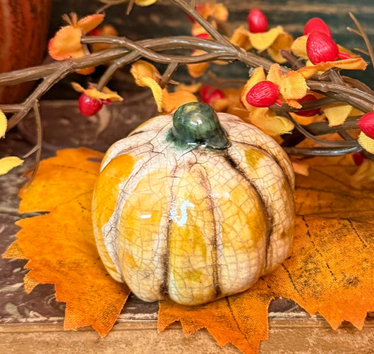 KS-87 Redware Pumpkin - Mottled