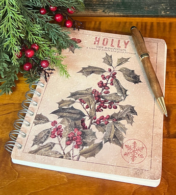 PBK-120395 Holly Spiral Notebook