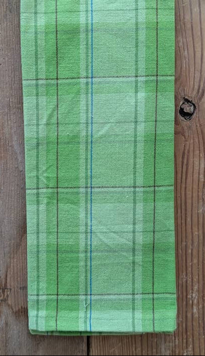 ATKT-17 Dish Towel - Lime Plaid