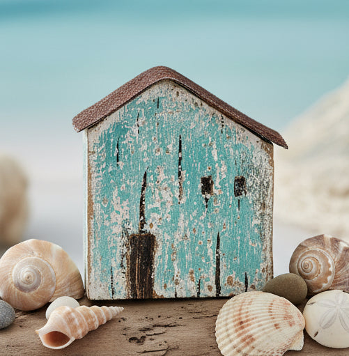 AB-08 Mini Blue Seaside House