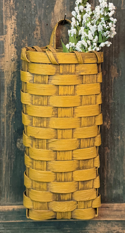 BG-B741M Small Wall Basket - Mustard