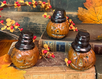 GMS-F131 Shooner Redware Jack-O with Top Hat