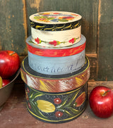 NV-1087 Hand-painted Stacking Boxes