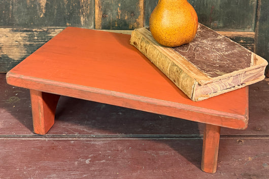 WD-61 Rectangle Wood Riser - Aged Pumpkin Spice