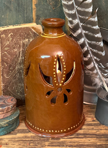 SE-218C Redware Luminary - Brown