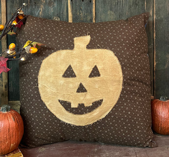 NV-PP1 Fabric Pumpkin Brown Pillow
