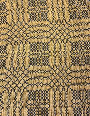 PC-TH-NT-BM Nantucket Throw - Black & Mustard