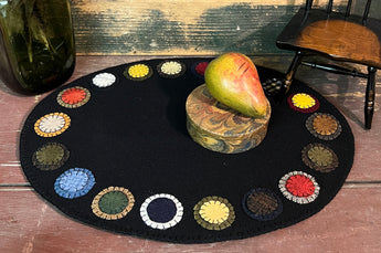 DD-280 Wool Oval Penny Mat