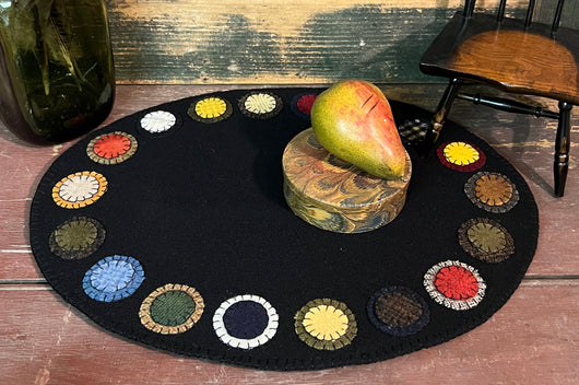 DD-280 Wool Oval Penny Mat
