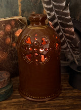 SE-218D Redware Luminary - Brown