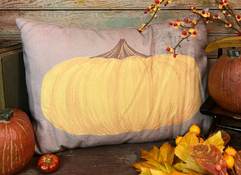 UP-14 Yellow Pumpkin Pillow