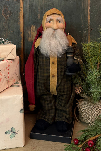 OTC-S17 Santa in Plaid Suit with Candle