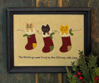 AT-18 The Stockings were Hung... Stitchery Sampler