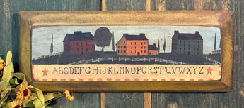 FC-08 “ABC Village” Print on Board