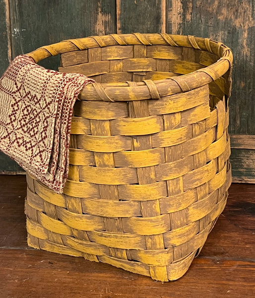 BG-B507 Mustard Laundry Basket