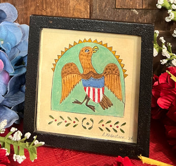 ER-2478 Original Eagle Watercolor in Black Frame