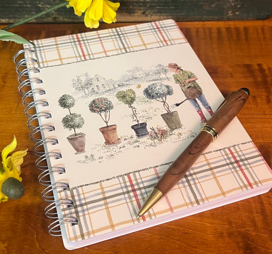 PBK-117199 Topiaries Spiral Notebook