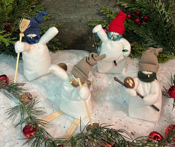 FA-1011 Med Fabric Snowfolk