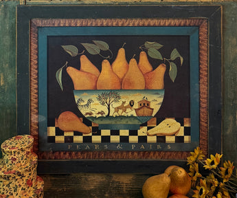 HF-17 'Pears & Pairs' Framed Print