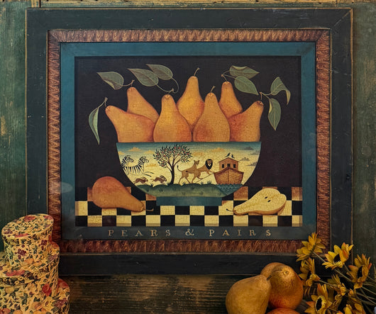 HF-17 'Pears & Pairs' Framed Print