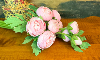 SA-6711-P Real Touch Ranunculus Bundle - Pink