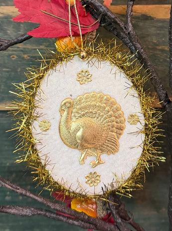 ERX-2675 Vintage Turkey Cotton Batting Ornament