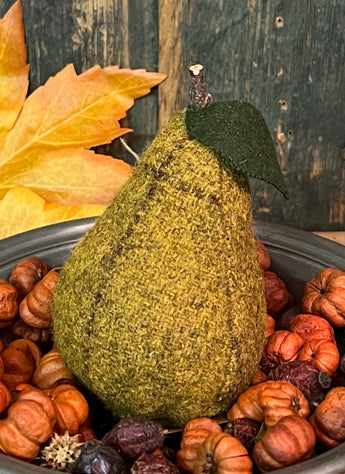 PB-377 Wool Pear with Stem