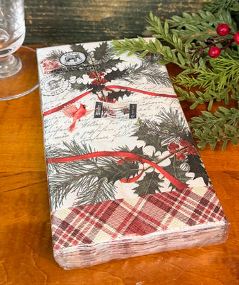 MDW-20 Paper Hostess Napkins - Winter Wonderland