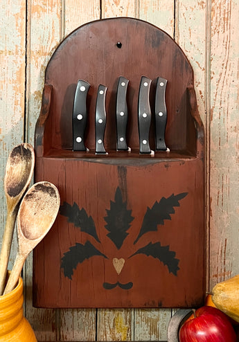 WD-06R Wooden Knife Box Holder