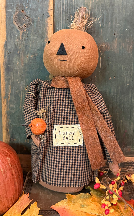 NV-1048 Fabric Girl Pumpkin Doll