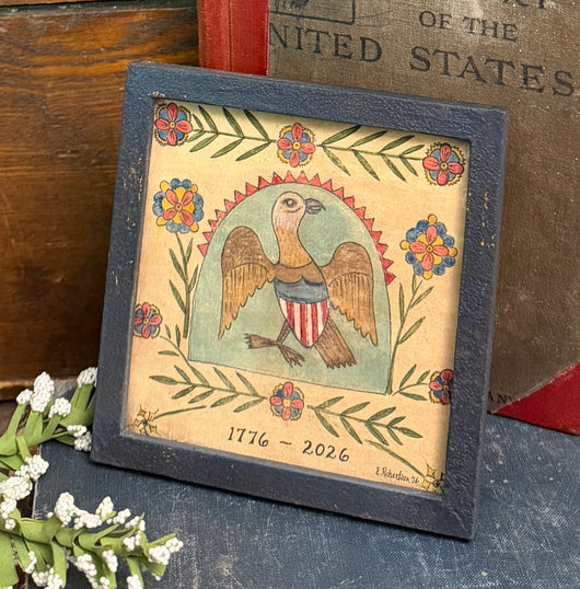 ER-2642 Framed Original Eagle 1776-2026 Painting
