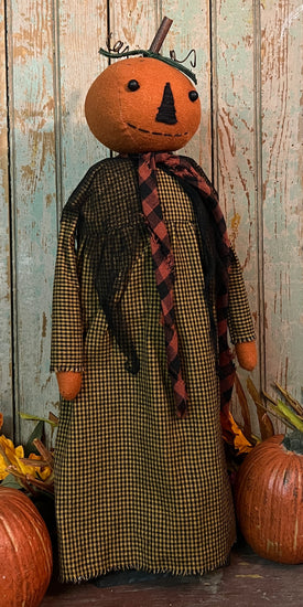 TBH-29 Tall Fabric Pumpkin Girl