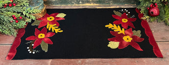 DD-269 Wool Poinsettia Runner