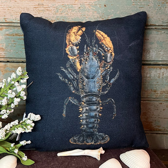 UP-16 Blue Lobster Pillow