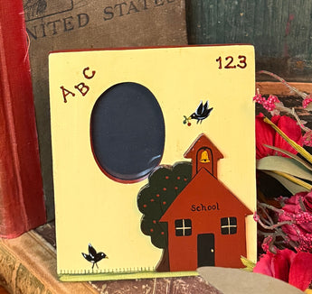 ER-2607 Hand-painted School House Frame