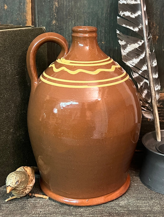 SF-02 Wisconsin Pottery Redware Jug
