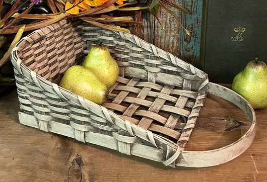 BG-B683 Ivory Scoop Basket