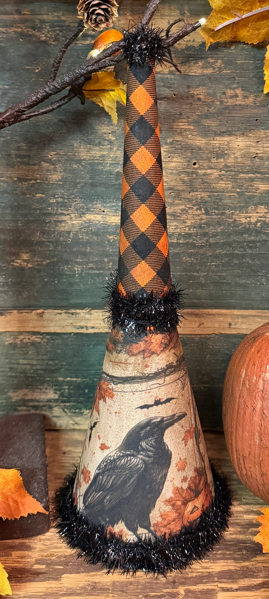 PEN-195 Vintage Paper Covered Party Horn - Crow