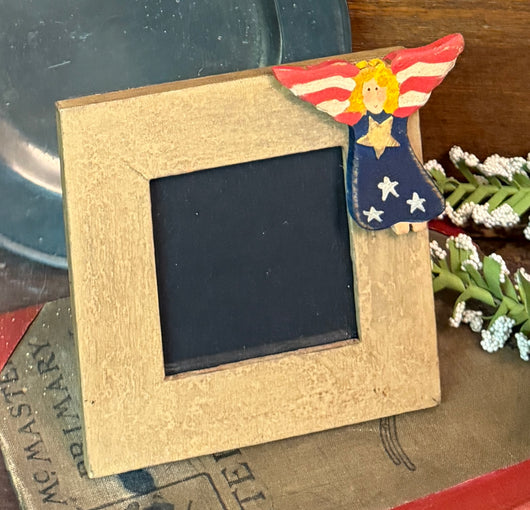 ER-2636 Hand-painted Frame with Angel by Nancy Thomas