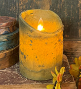 HSZ-SFC-S Small Realistic Flame Candle - Sage - Herbal Scented