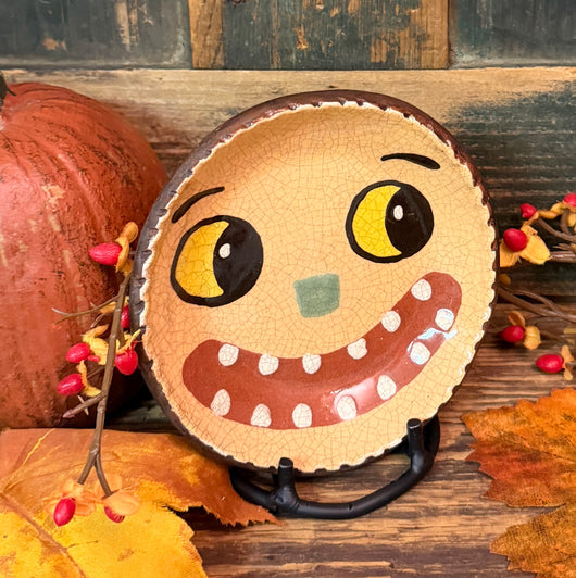 KS-82 'Jack-O' Redware Small Plate