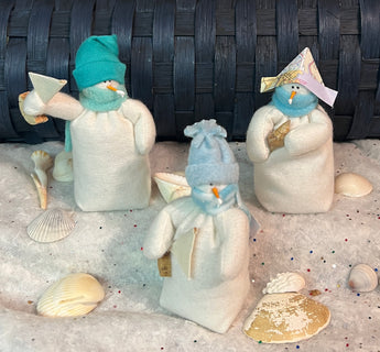 FA-906 Med Fabric Beach Snowfolk