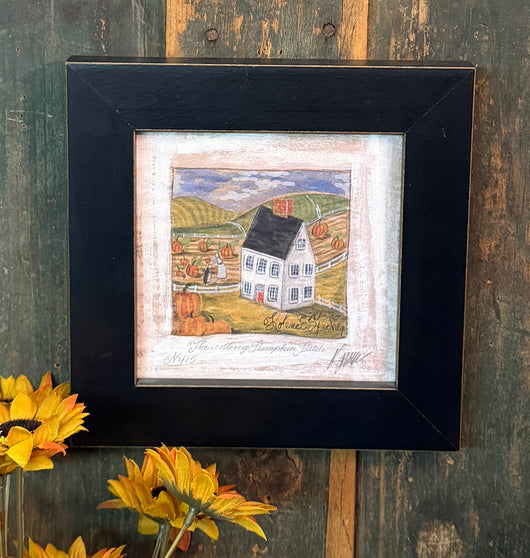 HH-97 The Rolling Pumpkin Patch Framed Print by Kolene Spicher