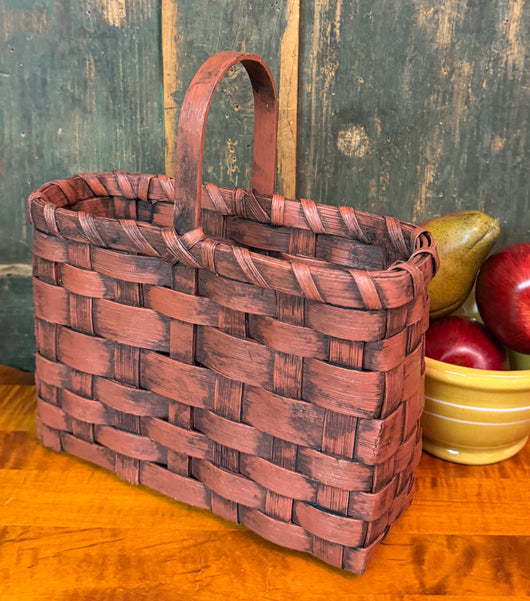 BG-B725R Oil & Vinegar Handled Basket - Red