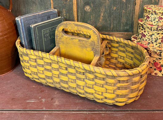 BG-B721 Mustard Hookers Handled Basket